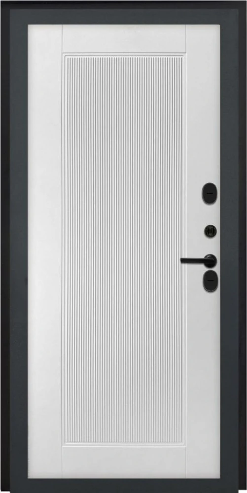 Входная дверь ДвериПРО Росна ПВХ 10мм Астрод веллуто бьянко DPRO228229 внутренняя сторона